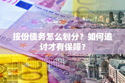 武汉按份债务怎么划分？如何追讨才有保障？