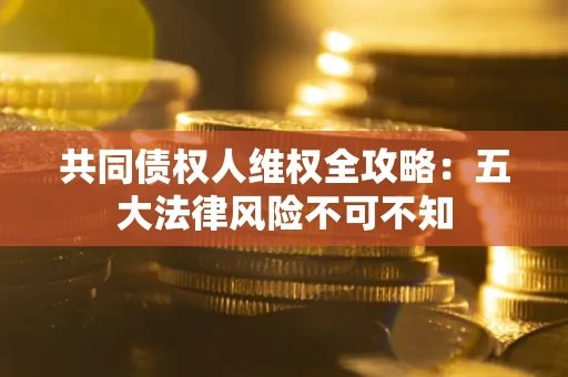 武汉共同债权人维权全攻略：五大法律风险不可不知