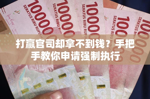 武汉打赢官司却拿不到钱？手把手教你申请强制执行