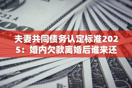 武汉夫妻共同债务认定标准2025：婚内欠款离婚后谁来还？