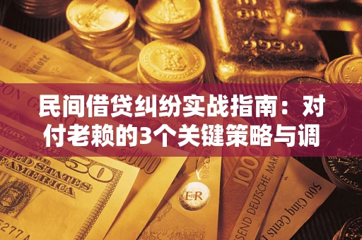 武汉民间借贷纠纷实战指南：对付老赖的3个关键策略与调解盲区解析
