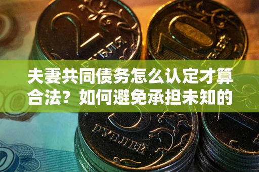 武汉夫妻共同债务怎么认定才算合法？如何避免承担未知的债务风险？