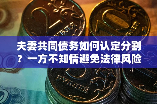 武汉夫妻共同债务如何认定分割？一方不知情避免法律风险必看！
